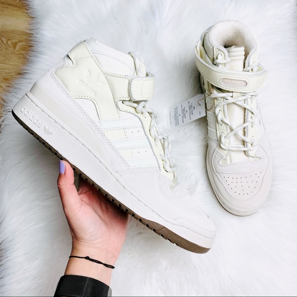 adidas Shoes - adidas x Beyonce Forum Mid Ivy Park Icy Park Cream White Beige Women's GW2857